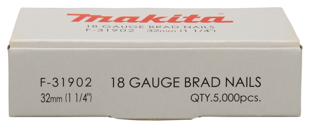 Akcesoria Makita F-31902 Brad 32mm ocynkowany do Makita DBN500/AF505N/AF550H