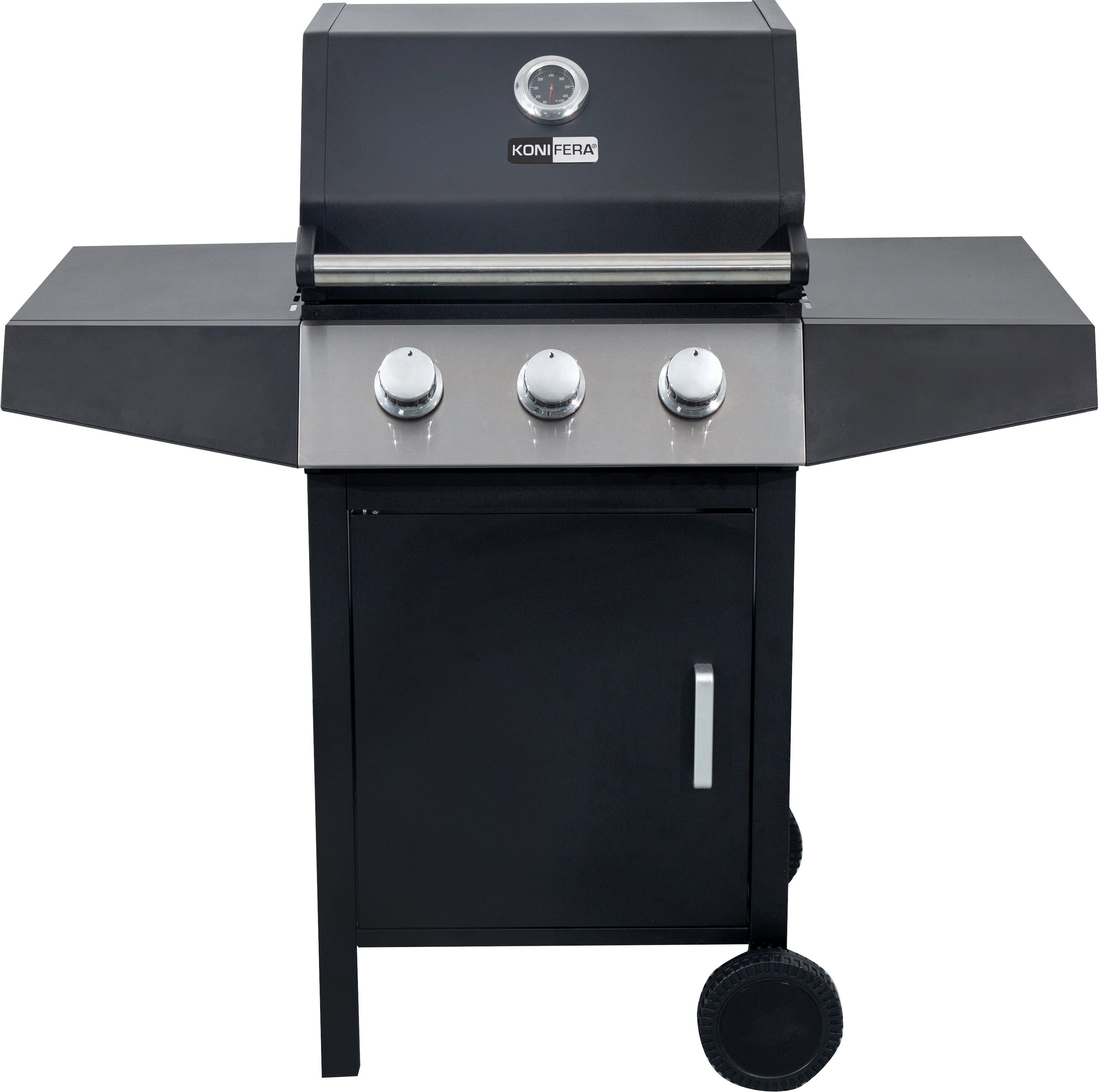 KONIFERA Gasgrill VANCOUVER, 3 Brenner, BxTxH: 112x55x108 cm