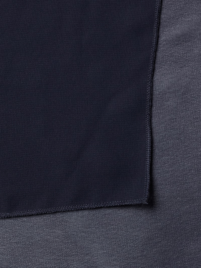 Stola aus Chiffon in marineblau meliert