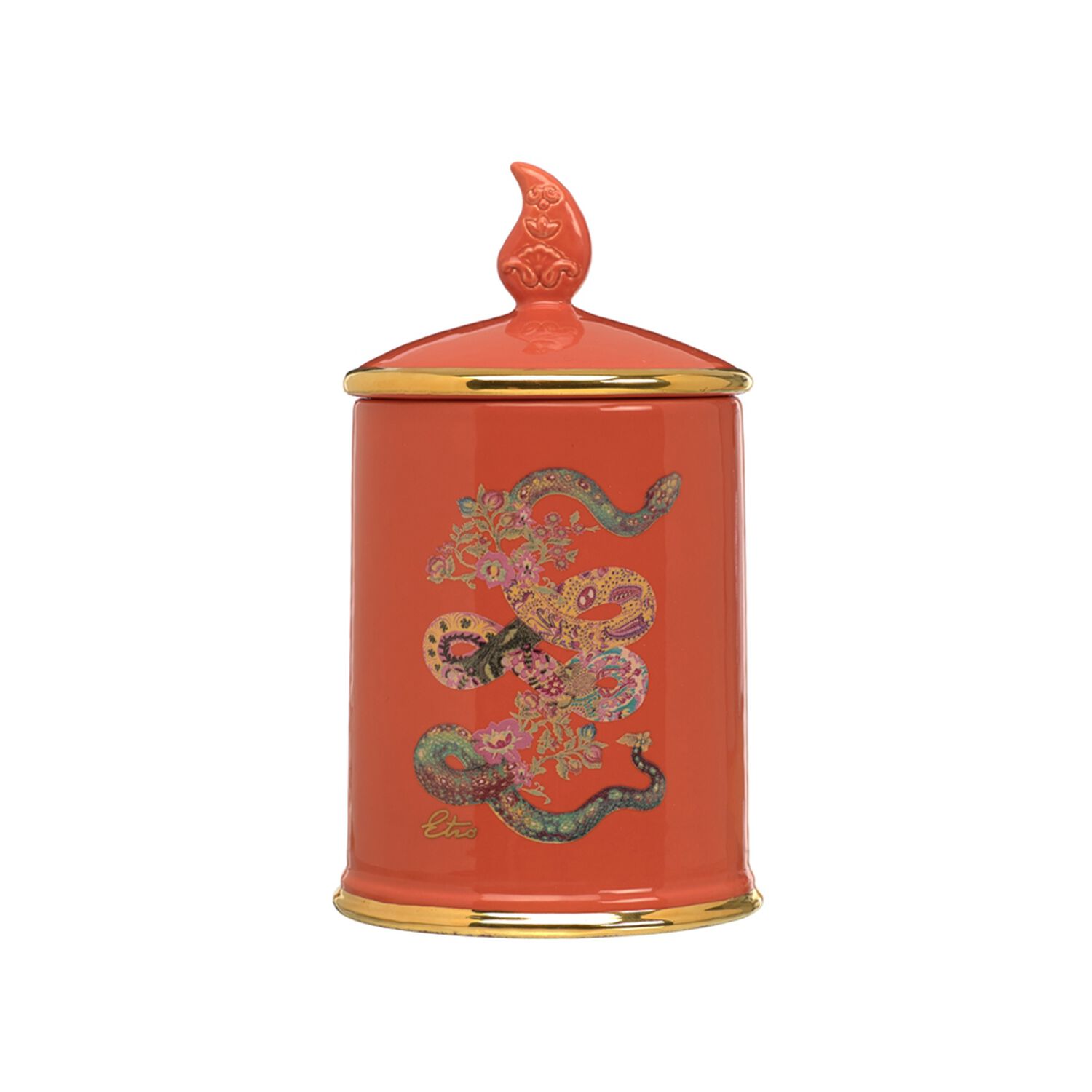Etro Snake Bougie Avec Récipient en Céramique 550G