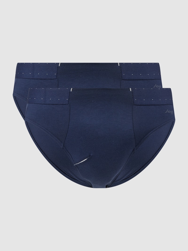Slip mit Stretch-Anteil im 2er-Pack Modell 'The Superhero' in dunkelblau