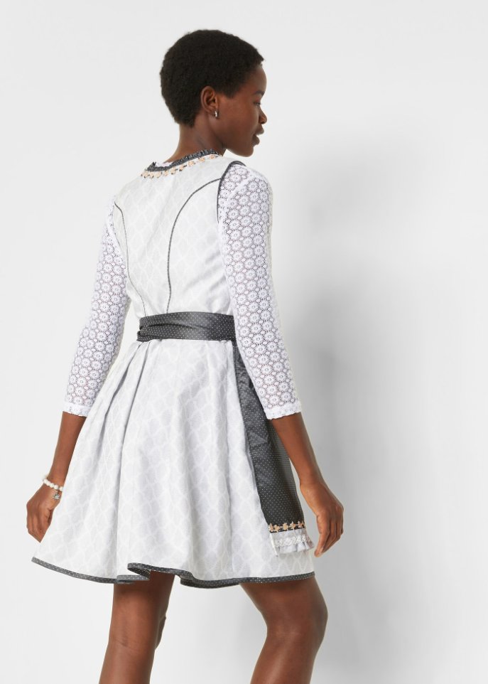 Dirndl mit Schürze, kniefrei (2-tlg. Set)