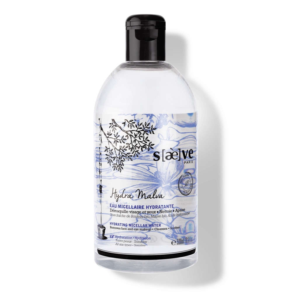 Saève EAU MICELLAIRE HYDRATANTE 500ml EAU MICELLAIRE