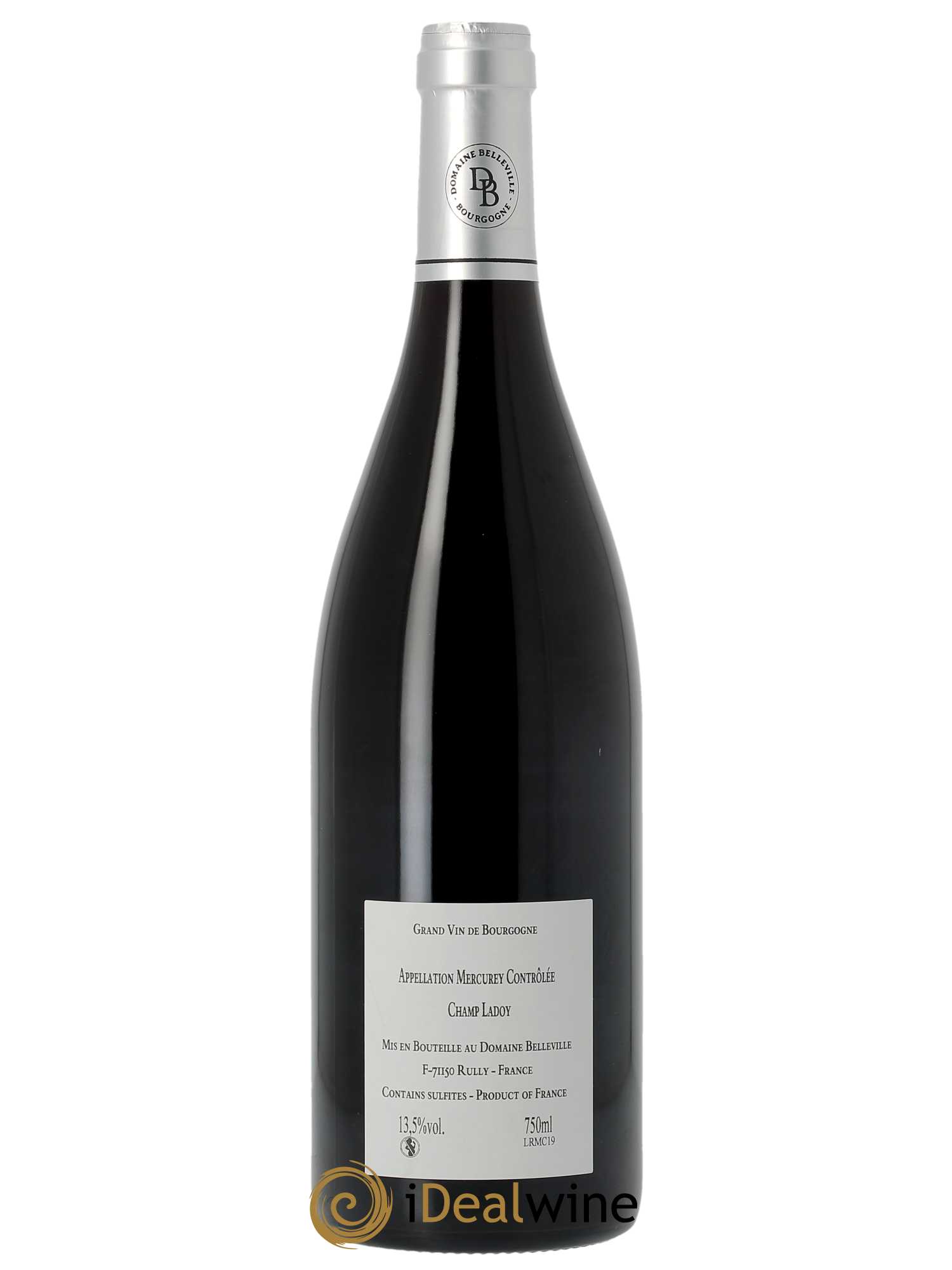 Mercurey Champ Ladoy Belleville  2019 - Lot de 1 Bouteille