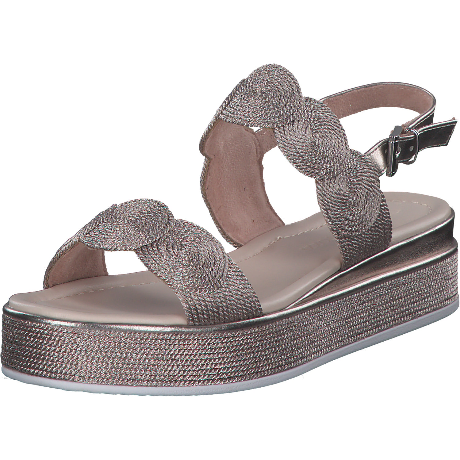 Marco Tozzi 28760, Plateau-Sandaletten, Damen, ROSE METALLIC