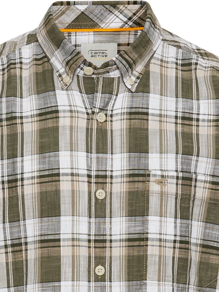 Camel Active Hemd - Regular fit -  in Khaki günstig kaufen