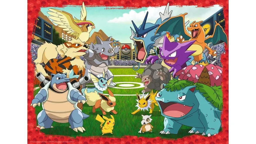 Ravensburger Puzzle - Pokémon Kräftemessen - 1000 Teile Pokémon Puzzle für Erwachsene und Kinder ab 14 Jahren