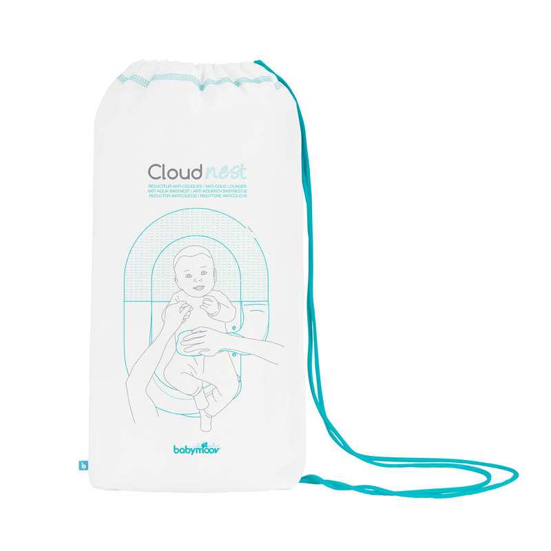 Coussin réducteur anti-coliques Cloudnest gris et blanc Babymoov