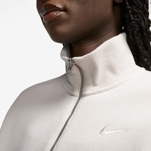 DAMEN SWEATSHIRT W NSW PHNX FLC QZ CROP