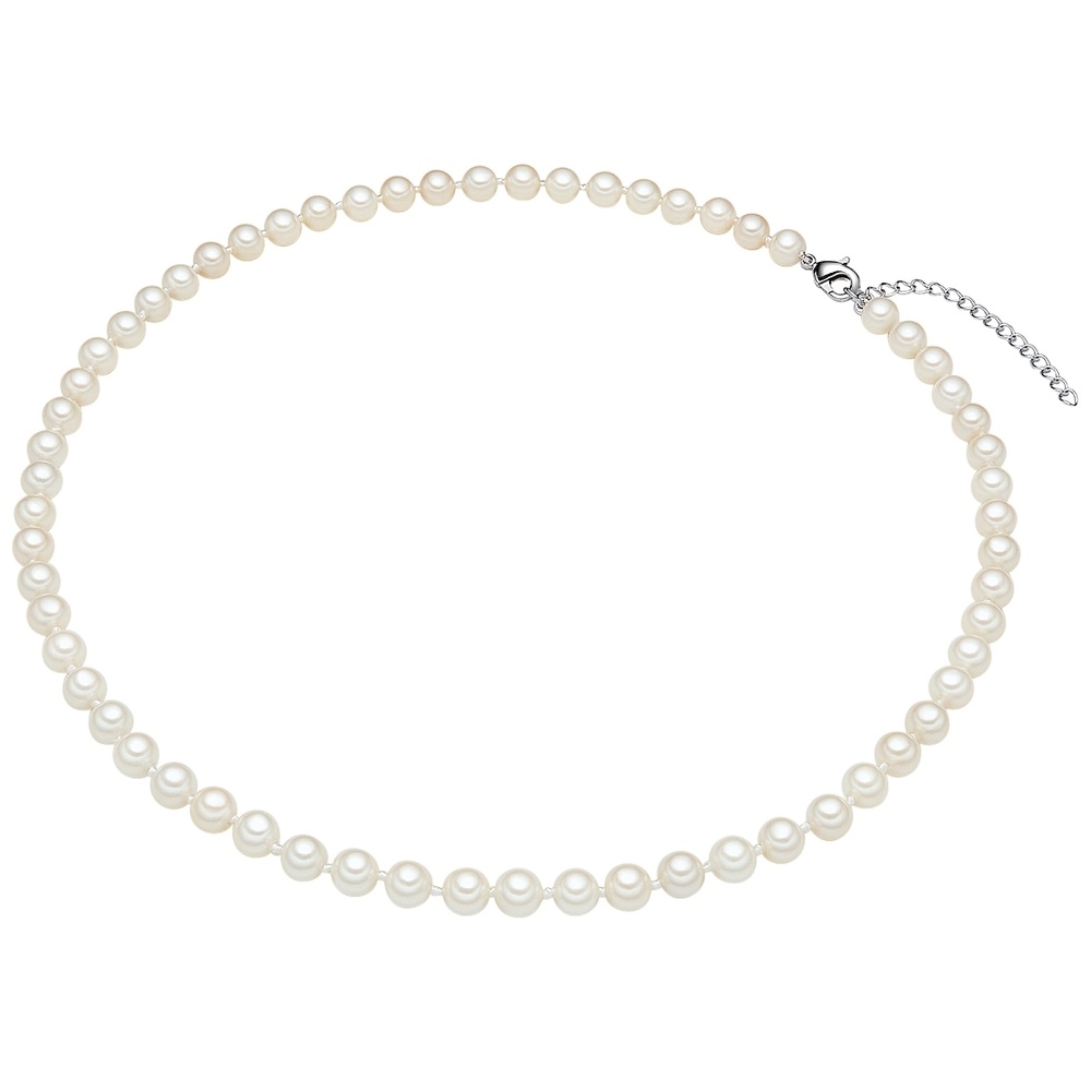 Rafaela Donata Collier de perles Perles organiques Perles organiques en Blanc collier