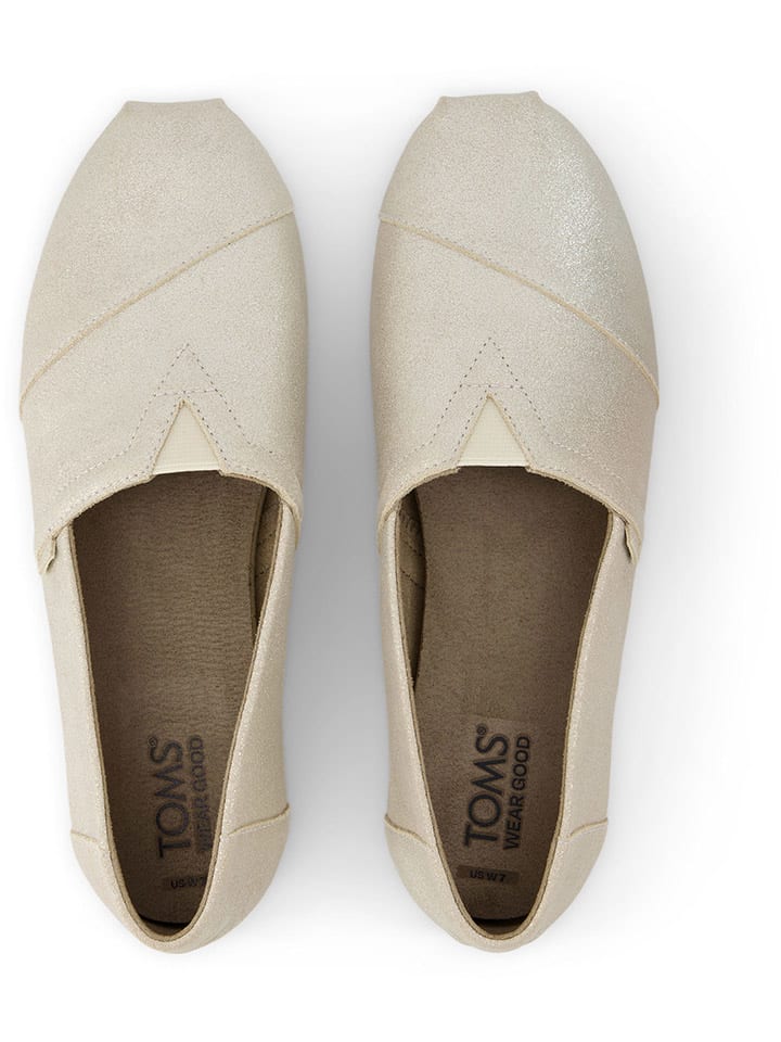 TOMS Slipper in Silber günstig kaufen