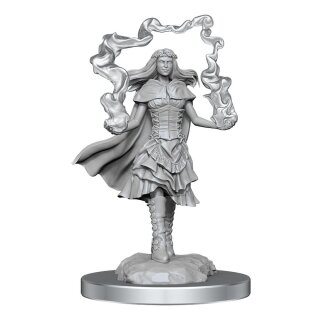 D&D Nolzur's Marvelous Miniatures: Dark Spellcaster & Flameskulls (unpainted) (3)