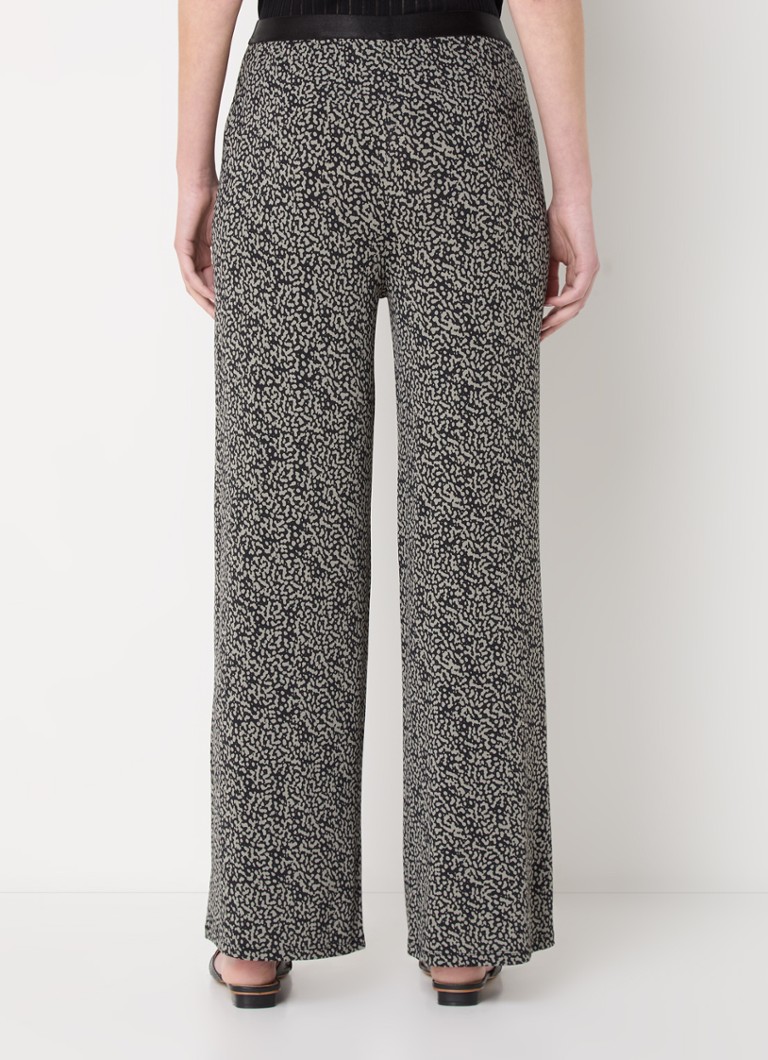 Marc O'Polo Wide fit jersey trousers with print