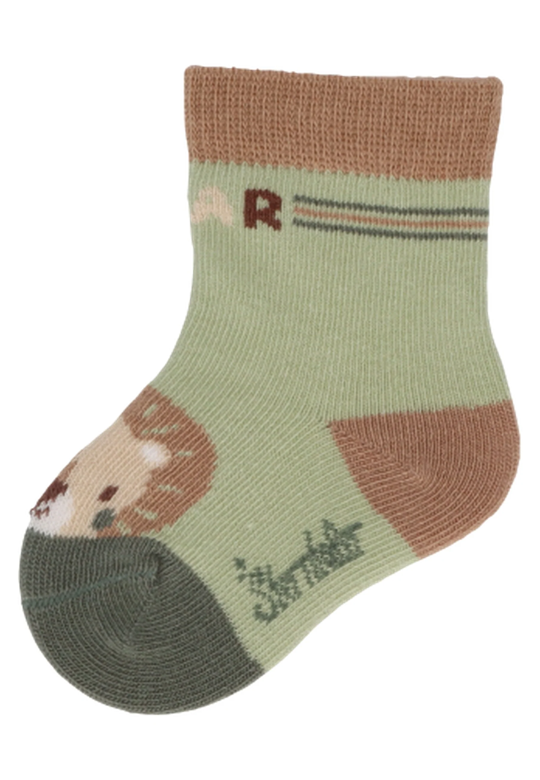 Socken im 3er Pack mit Motiv Löwe in versch. Farben