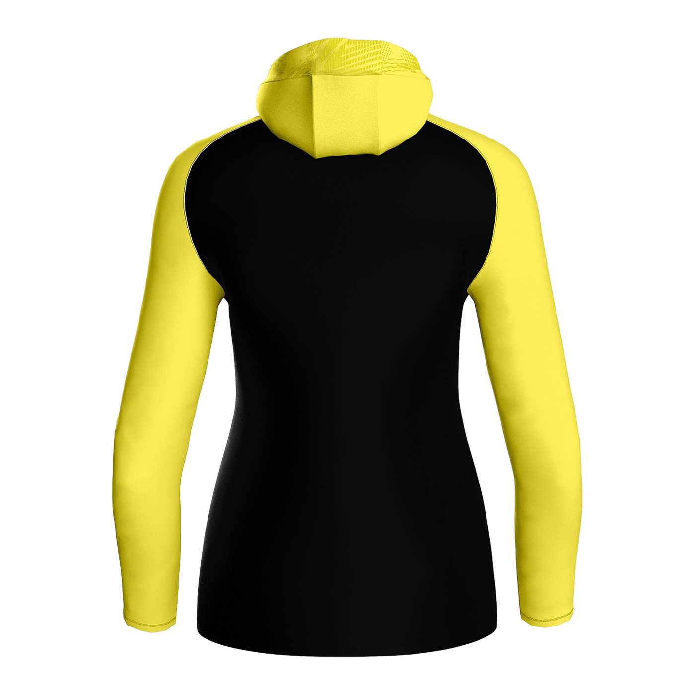 JAKO Iconic Kapuzenjacke Damen Schwarz Gelb F808