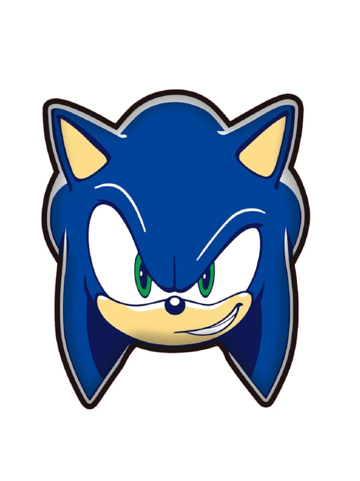 Sonic Kissen Premium Dekokissen mit beidseitigem Digitaldruck in Mehrfarbig günstig kaufen 35 x 29,5 cm