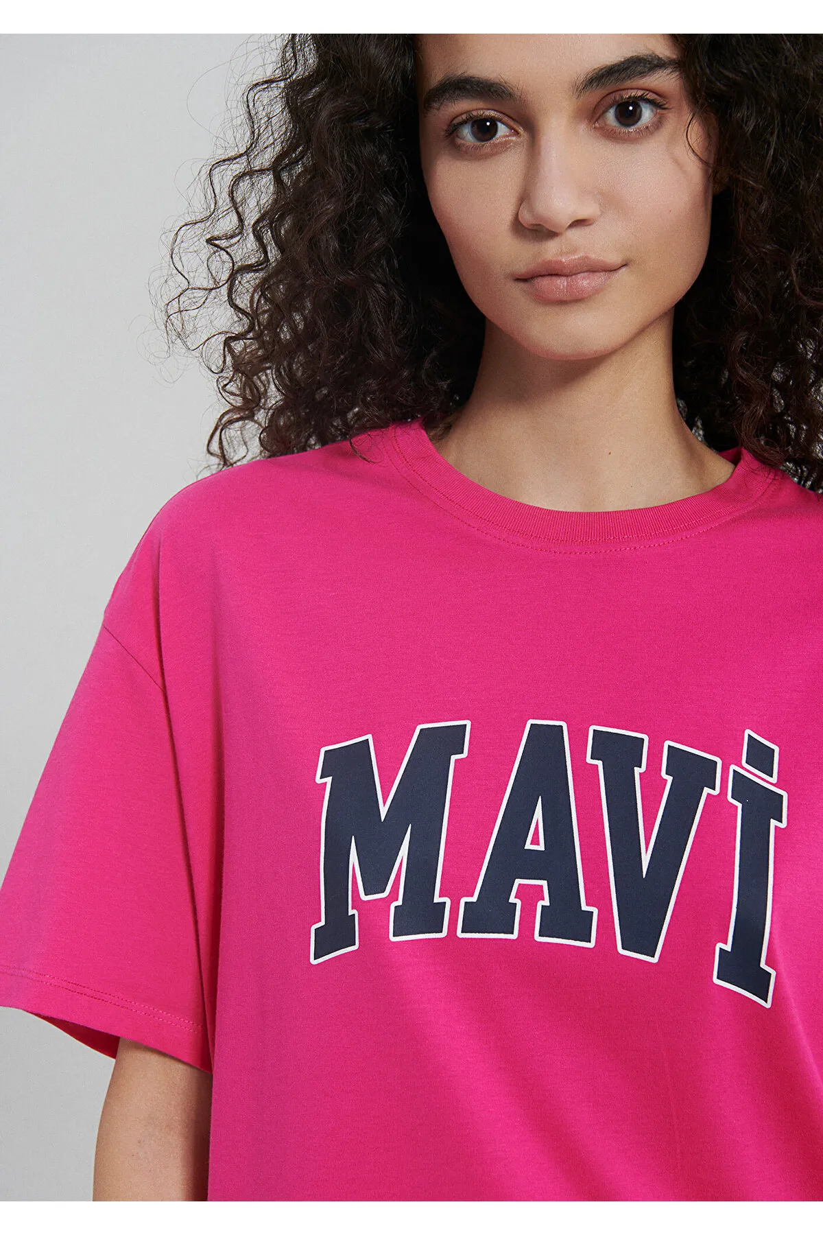 Mavi  Rosa T-Shirt mit Logo-Print Übergröße / weiter Schnitt1600843-70918