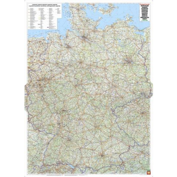 FuB Deutschland physisch 1 : 700 000 - Poster