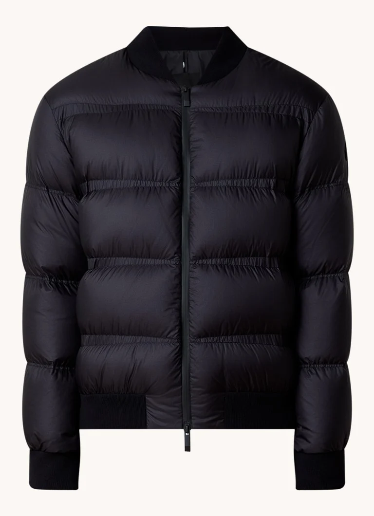 Moncler Quilted bomber jacket with down filling