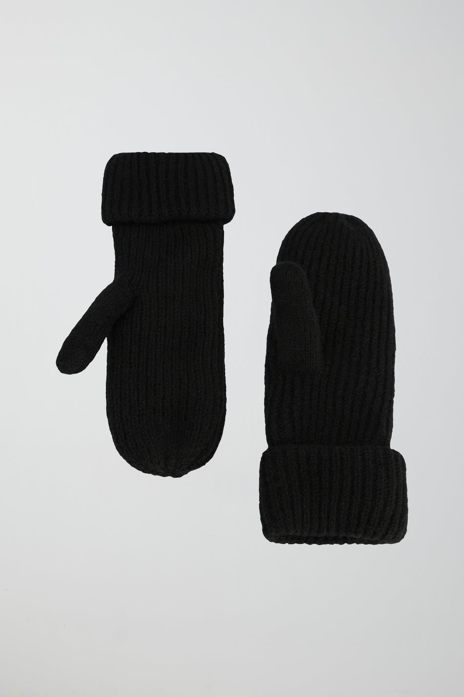 Rib mittens