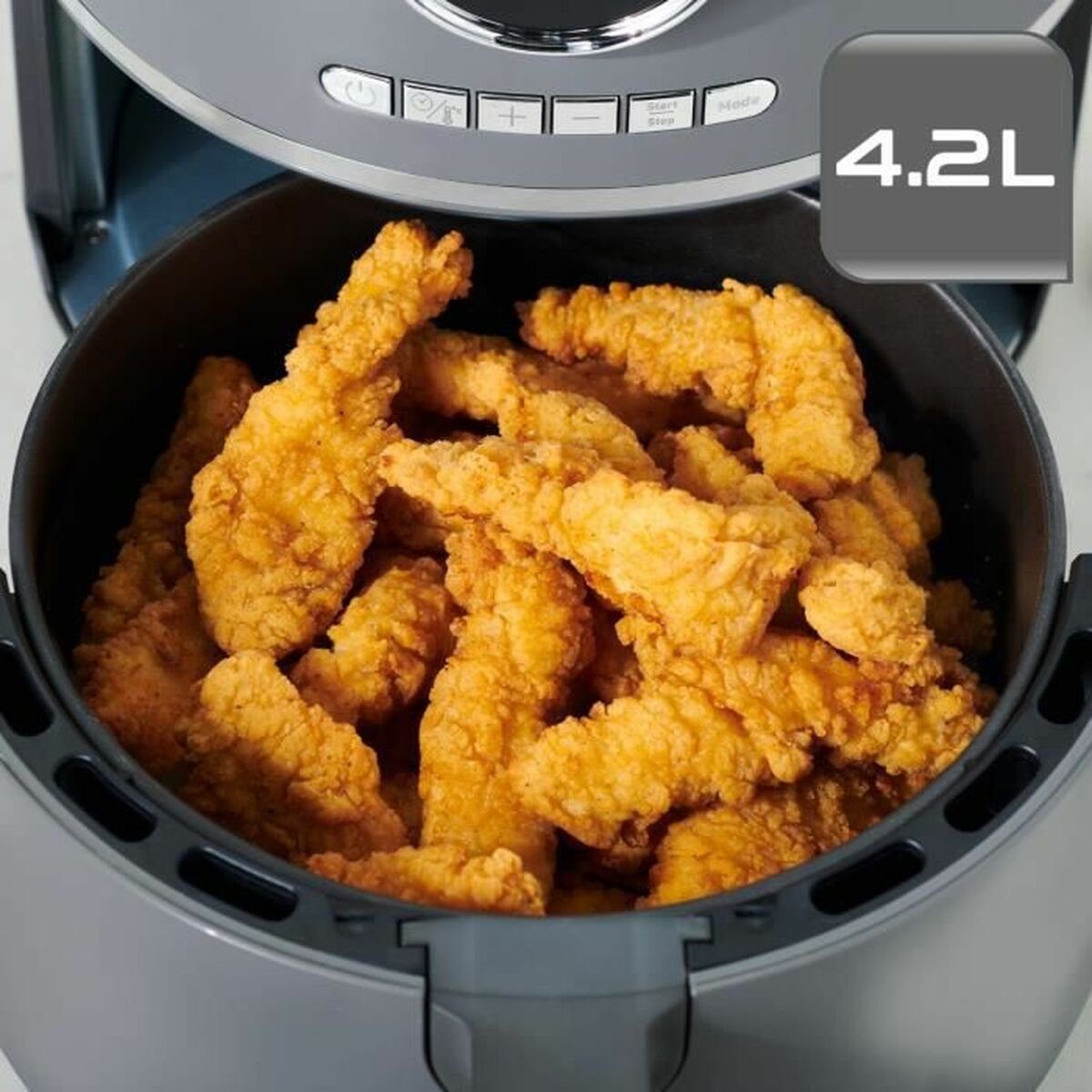 Tefal Fritteuse Airfryer Heißluft Fritteuse Tefal EY111B15 Grau 1400 W 4,2 L