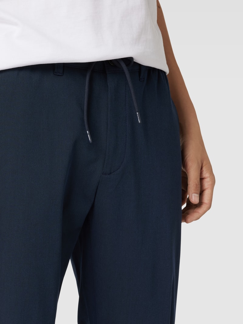 Stoffhose mit Tunnelzug in blau