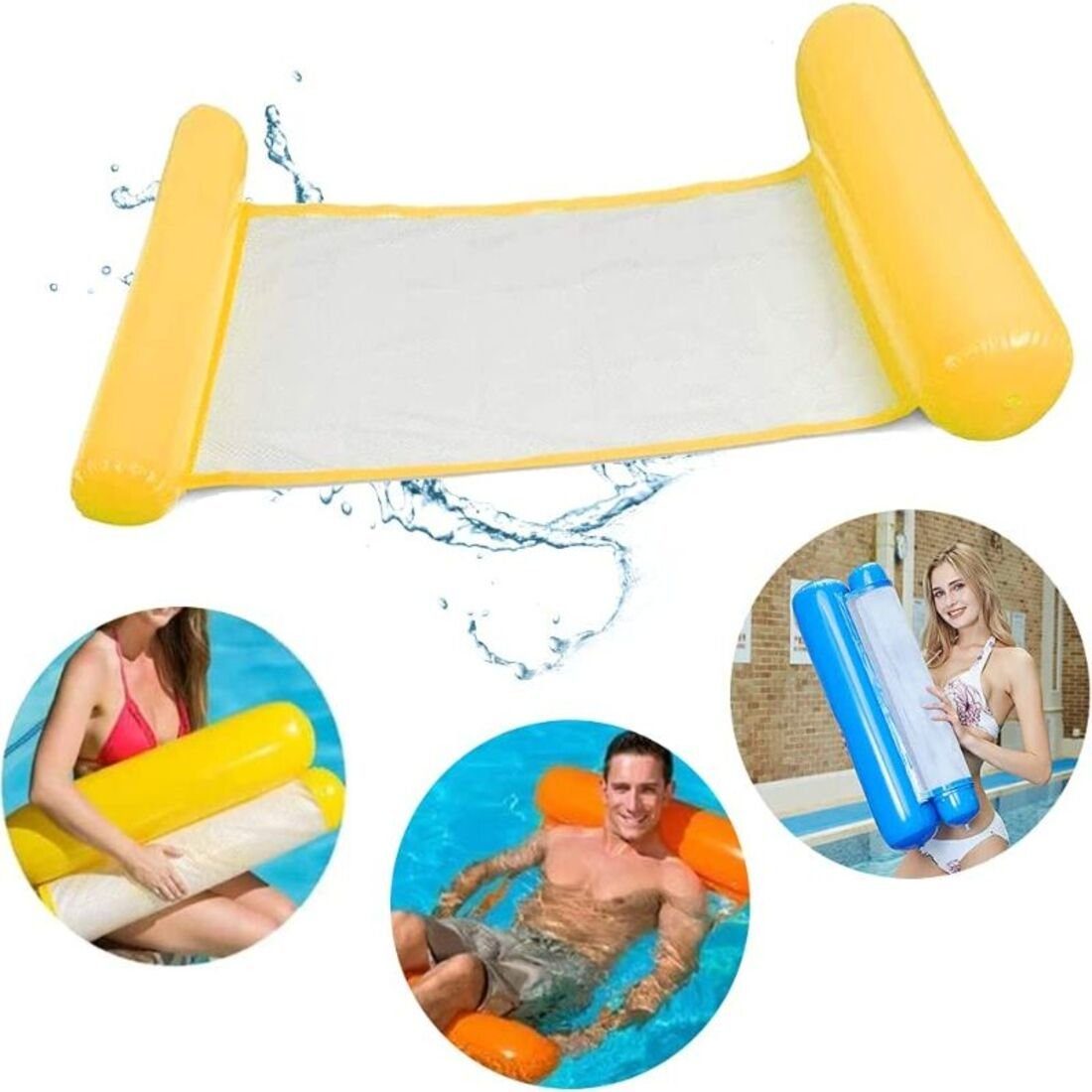 Einemgeld Luftsessel Wasserhängematte, Luftmatratze Pool, Pool Wasserhängematte