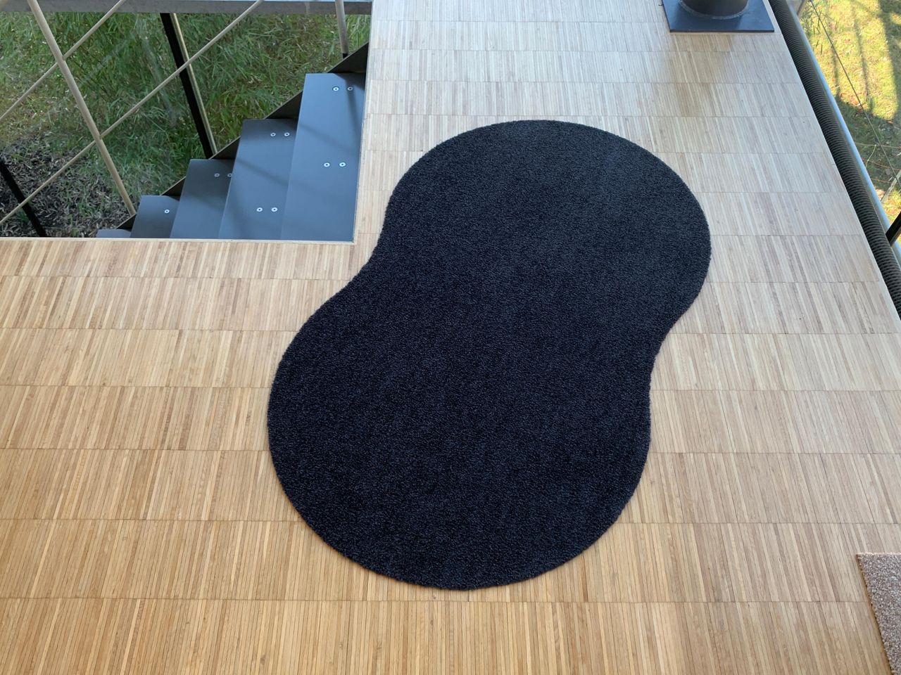 Keilbach Designprodukte Keilbach Schuhabstreifer, 145 x 85 cm, schwarz