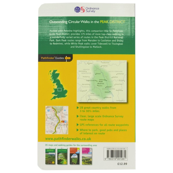 Ordnance Survey - More Peak District Pathfinder PG073 - Wanderführer