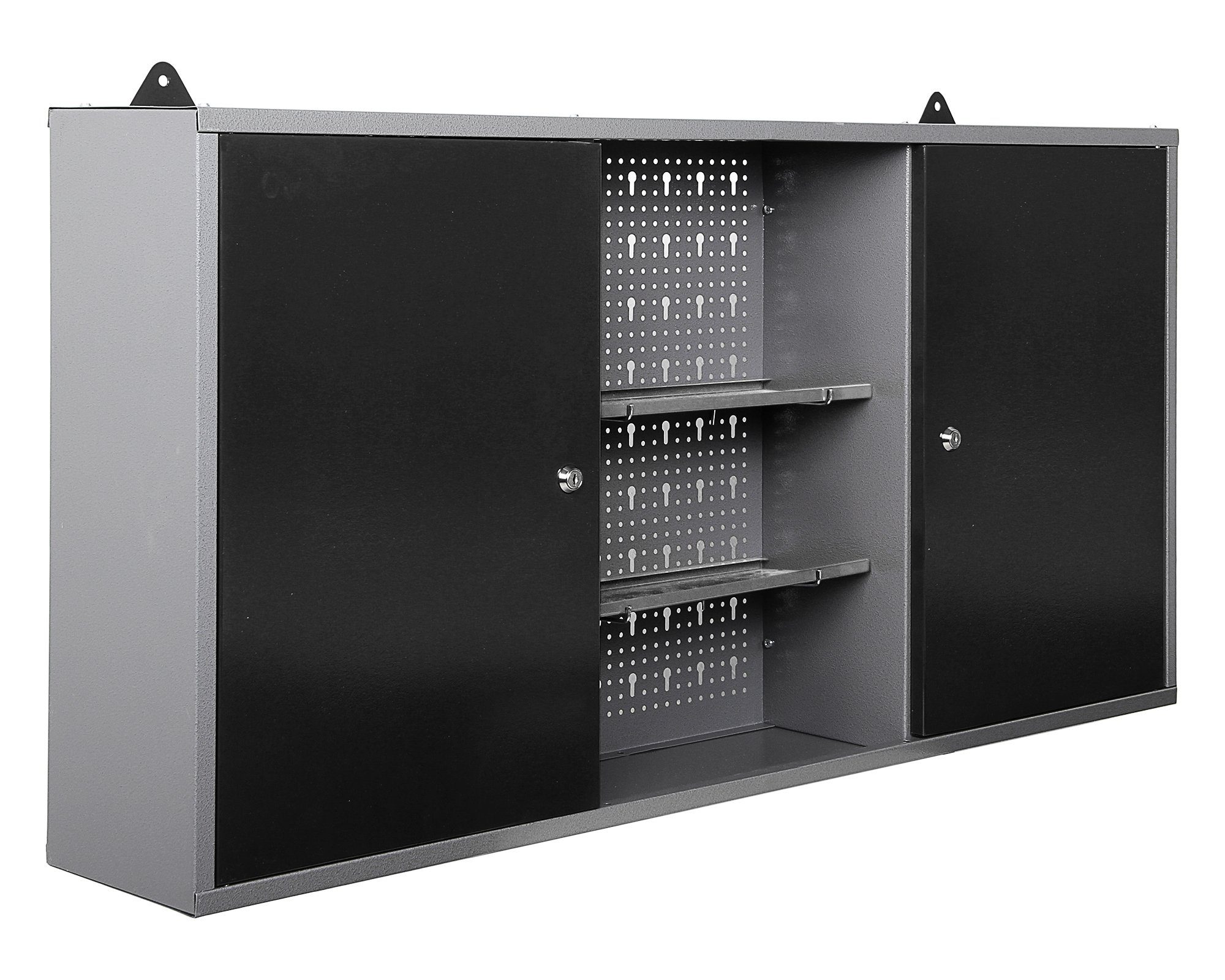 ONDIS24 Werkstatt-Set Werkstatteinrichtung 240cm Komplettset, mit LED Bluetooth Lautsprecher, Steckdosenleiste