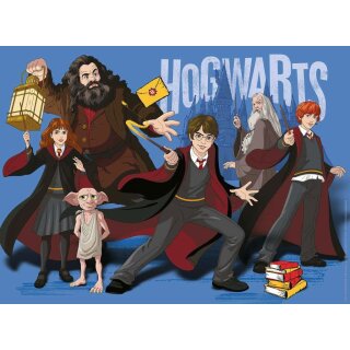 Harry Potter Kinderpuzzle XXL Harry Potter und die Zauberschule Hogwarts (300 Teile)