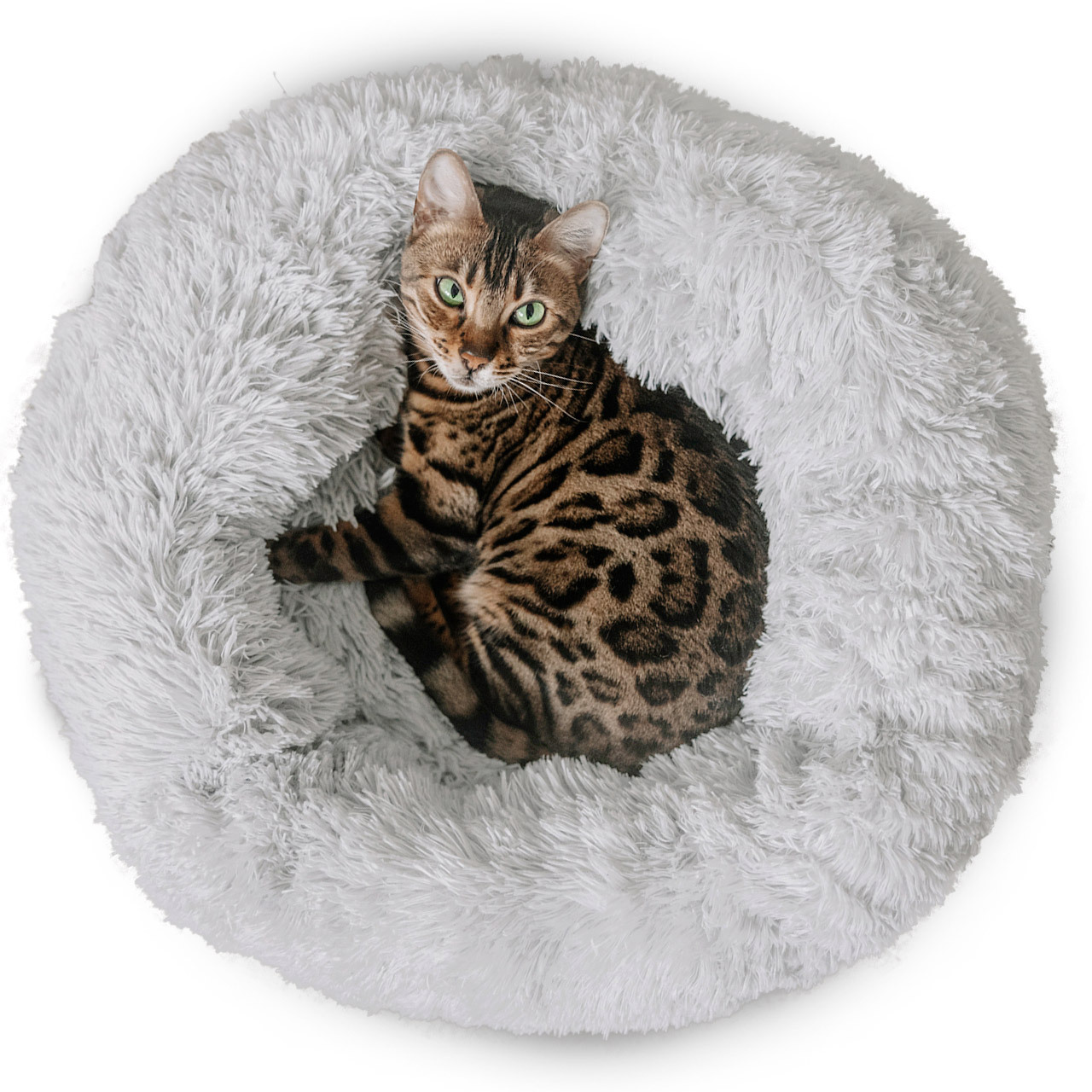 Canadian Cat Company Katzenbetten & Katzensofas Canadian Cat Company Plüschbett Sarnia S hellgrau