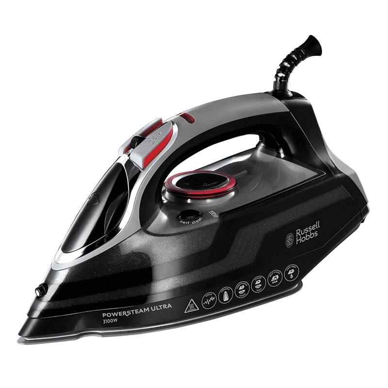 Russell Hobbs Powersteam Ultra Dampfbügeleisen Verkabelt Power Steam 20630-56 350 ml Schwarz
