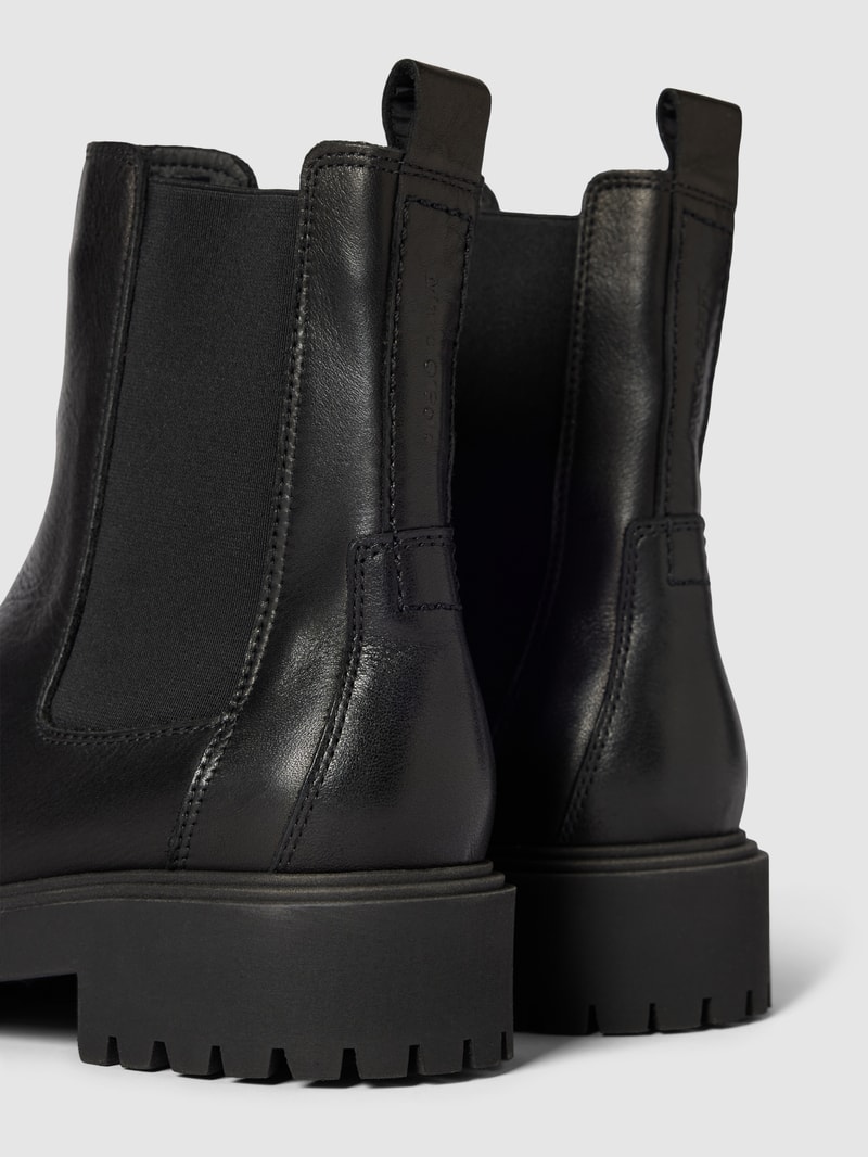 Chelsea Boots aus echtem Leder Modell 'Phia' in schwarz