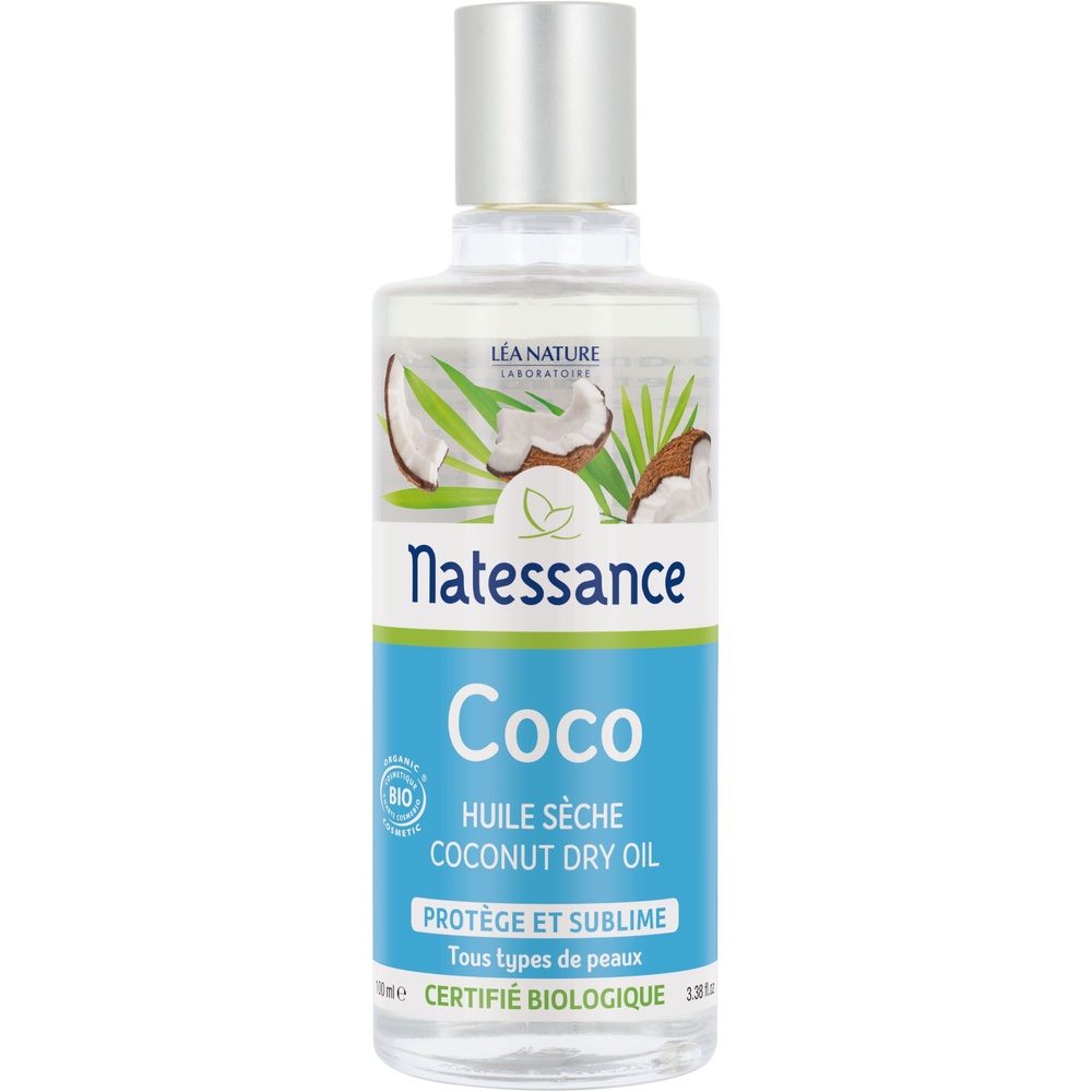natessance Huile sèche Coco bio - protège et sublime Huile