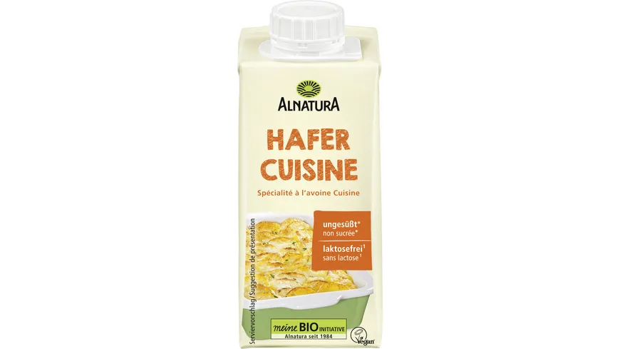 Alnatura Bio Hafercreme Cuisine 200 ml