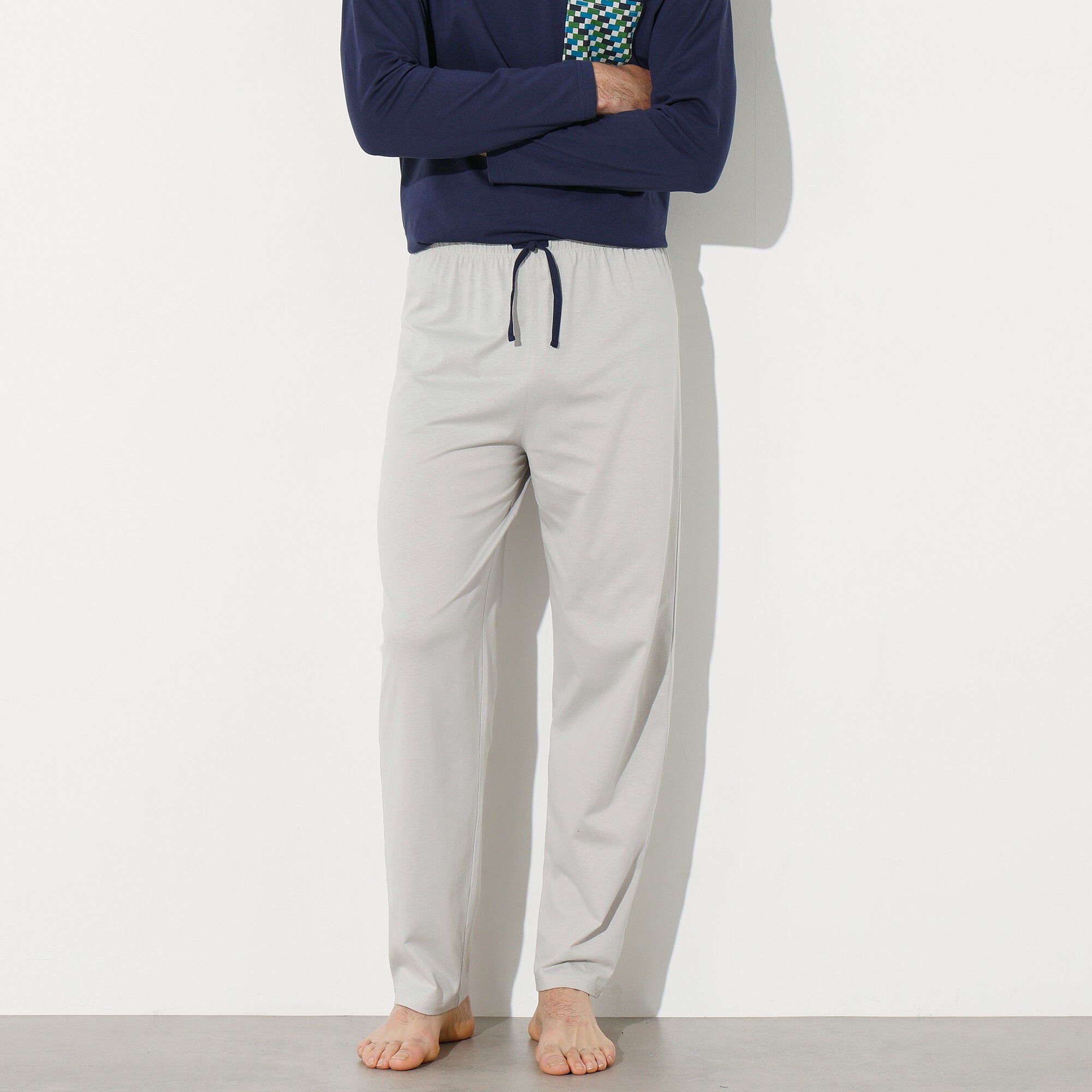 Pantalon pyjama gris