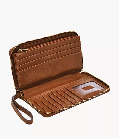Fossil Zip Around Clutch Liza