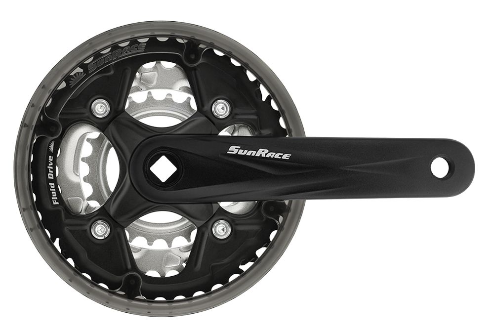 SunRace FCM300 7/8-fach Kurbel 28/38/48 170mm kaufen | Bike-Discount