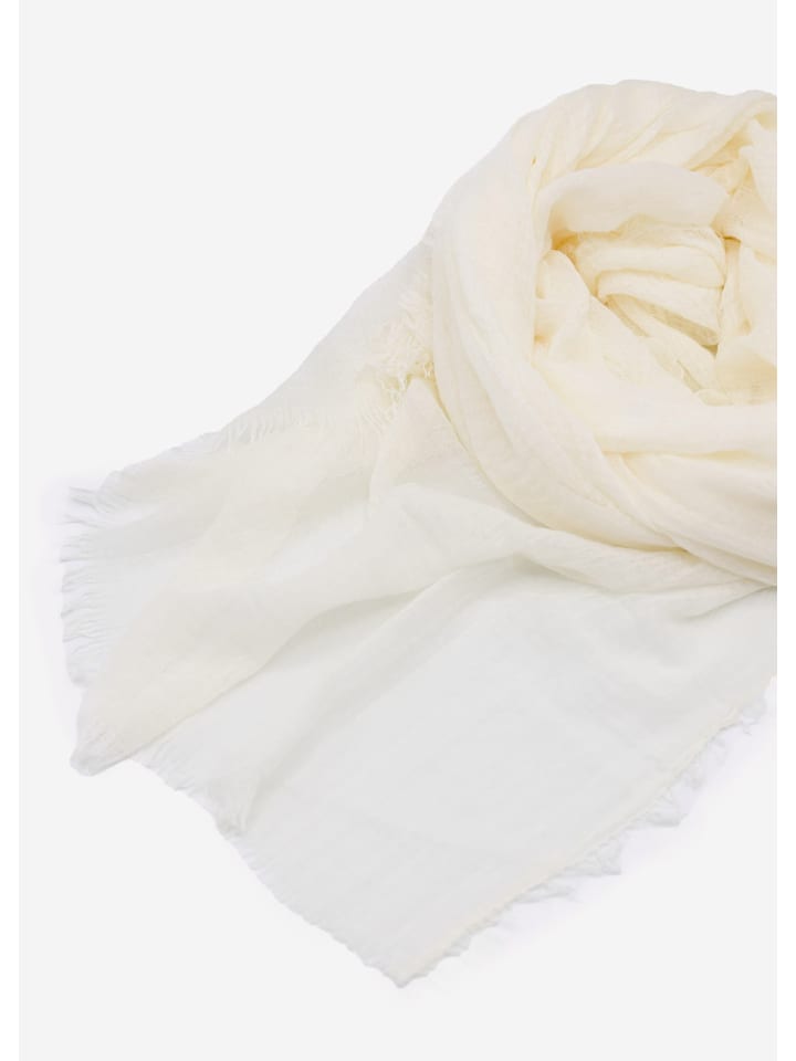 SASSYCLASSY Musselin Schals in Offwhite günstig kaufen onesize