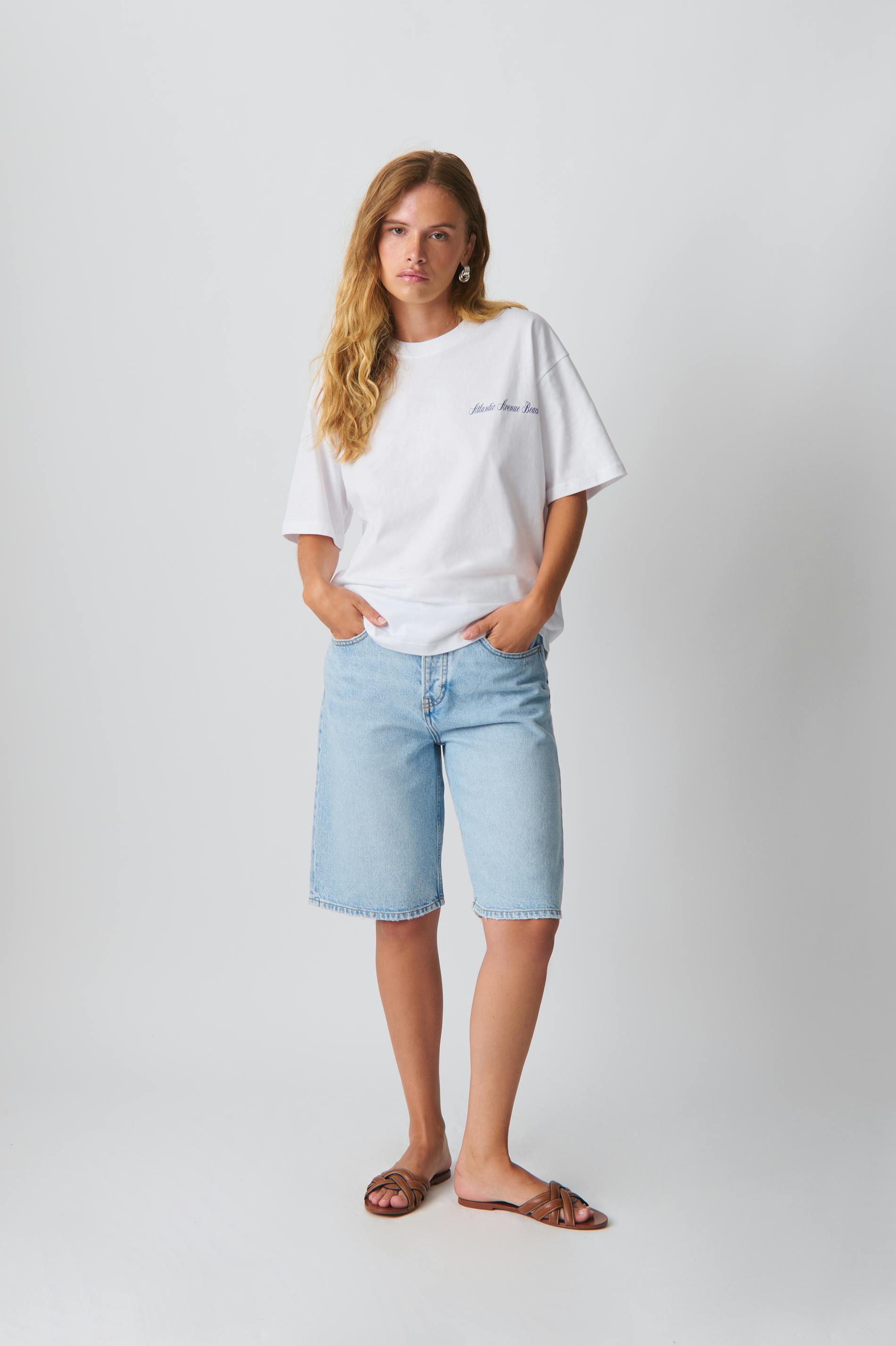 Oversized print tee