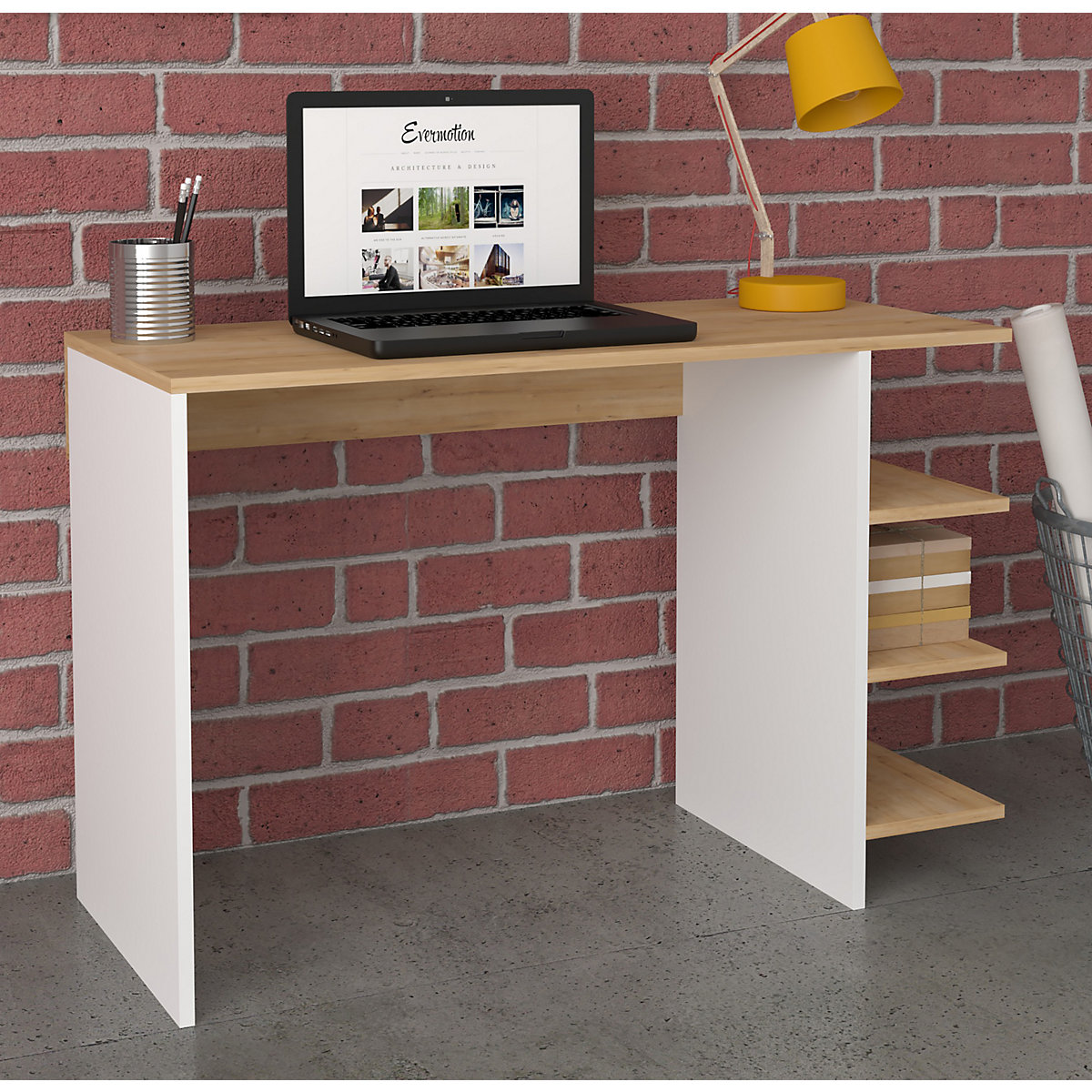 Holz Schreibtisch Computertisch Arbeitstisch Bürotisch Büro Tisch Denkas