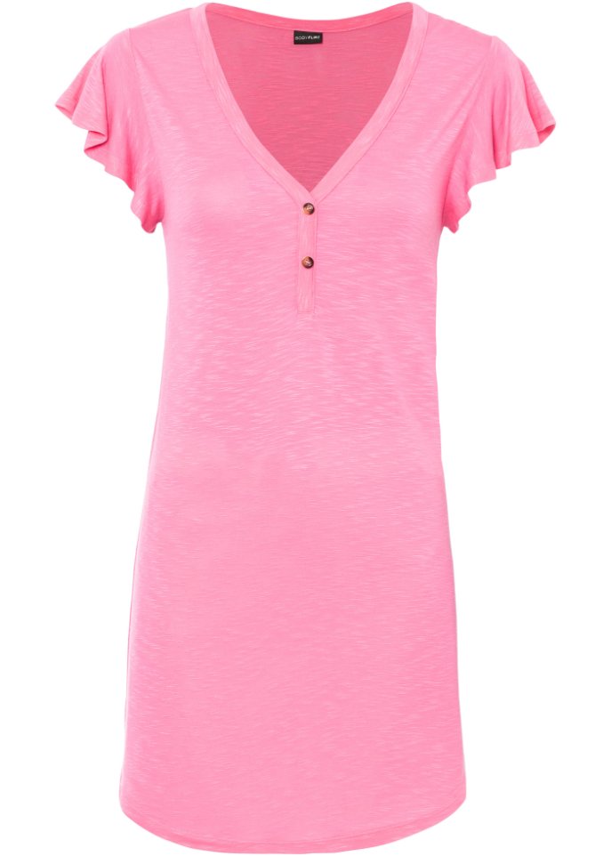 Longshirt mit Knöpfen