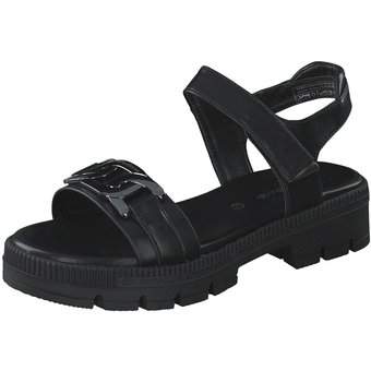 Tom Tailor Sandale in schwarz