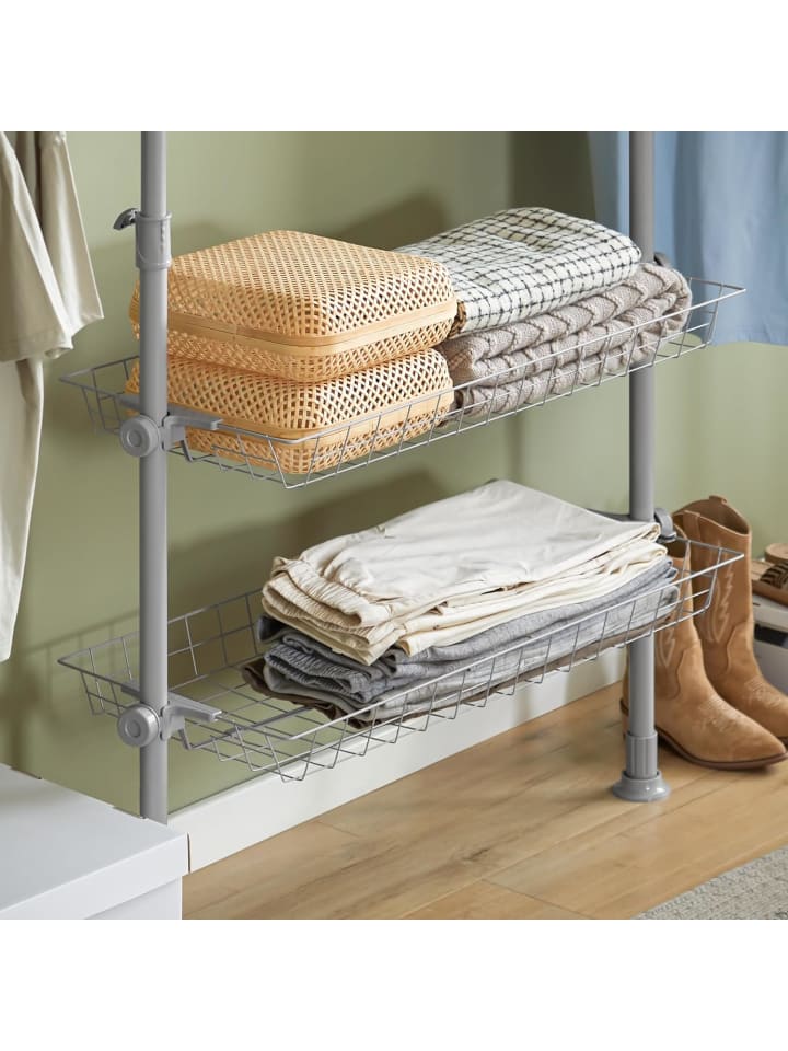 SoBuy Kleiderständer in Hellgrau - (B)209-311 x (H)200-285cm günstig kaufen onesize