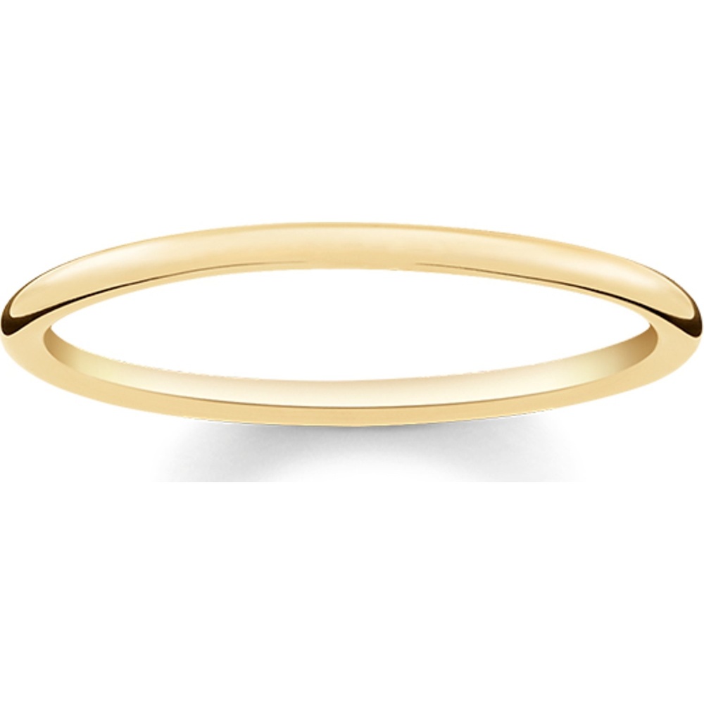 Thomas Sabo Bague pour femme 925 Argent, Or jaune or Bague