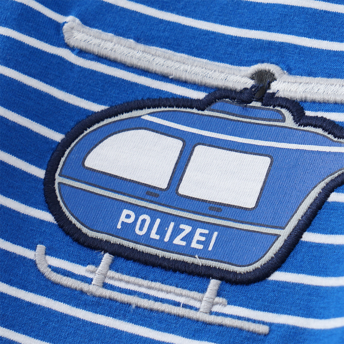 Baby Langarmshirt mit Polizei-Applikation
