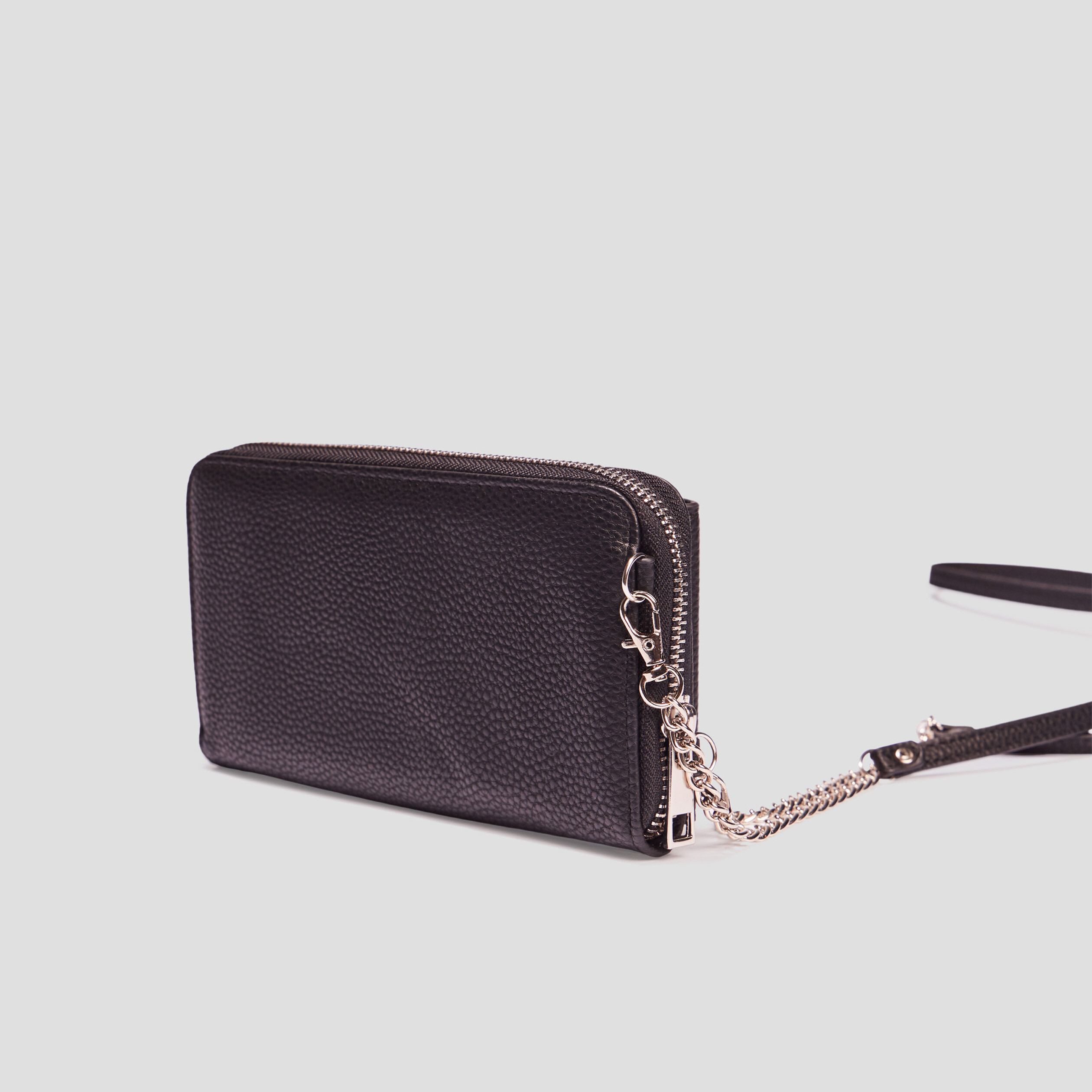 Sac pochette à bandoulière noir femme | La Halle