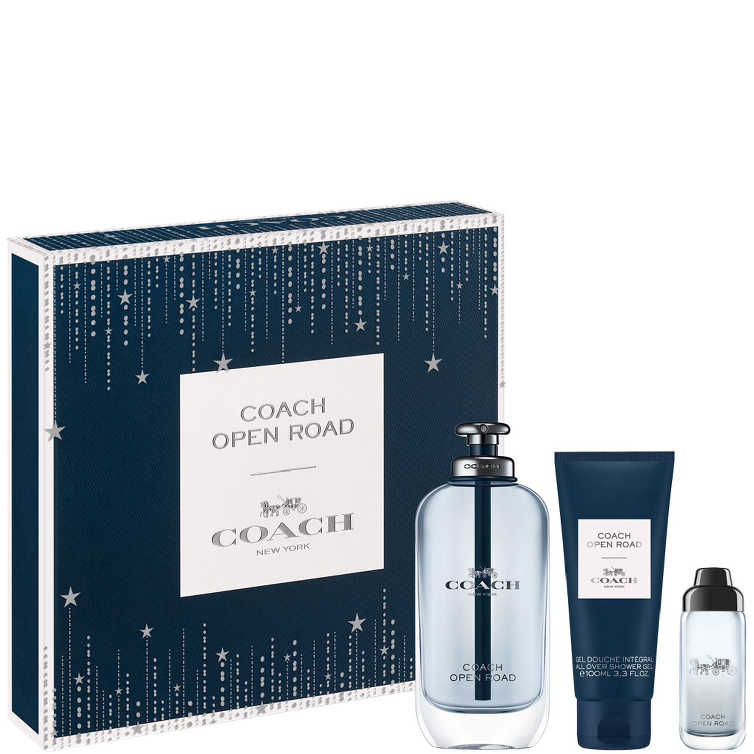 Coach Coach Open Road Coffret Eau de Toilette 100 ml + 15 ml + Gel Douche 100 ml