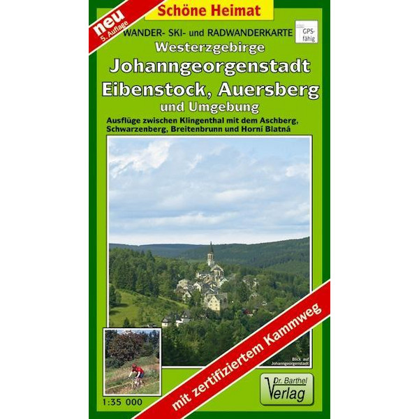 Westerzgebirge 1 : 35 000. Wander-, Ski- und Radwanderkarte - Winterwanderkarte
